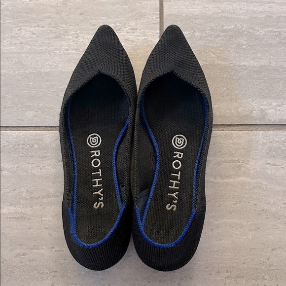 Rothy's Shoes - Rothy's The Point Black Flats